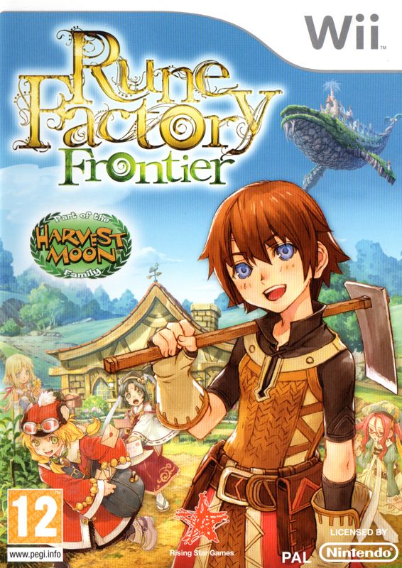 Rune Factory Frontier box art for Wii